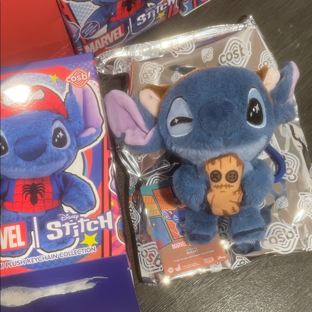 Disney Stitch Plush Keychain